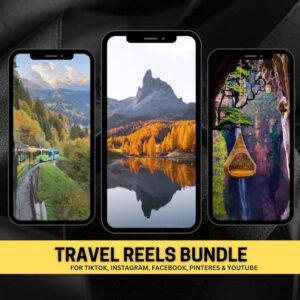 600+ Faceless Travel Reels Bundle – Viral Travel Content for TikTok, Instagram & YouTube Shorts | MRR Included